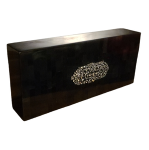 CATHERINE PREVOST‎ | Acrylic Crystal Embellished Clutch